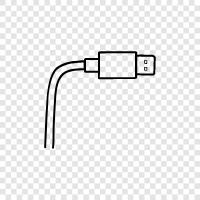 cables, connectors, devices, storage icon svg