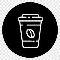 Koffein, Kaffeebohnen, Kaffeehäuser, Kaffeeanbau symbol