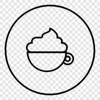kafein, kahve çekirdekleri, kahve kabı, kahve öğütücüleri ikon svg