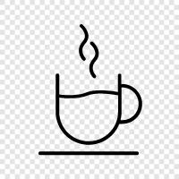 caffeine, java, morning, coffee beans icon svg