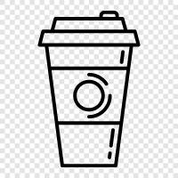 caffeine, java, black, Arabica icon svg