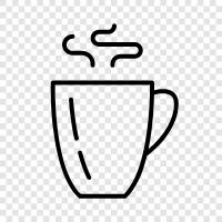 Koffein, Java, Koffeinpillen, Kaffeebohnen symbol