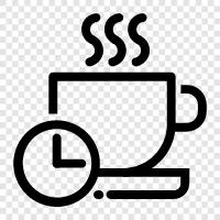 Koffein, Pause, Auszeit, Kaffeepause symbol