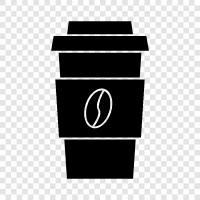 Koffein, Kaffeebohnen, Kaffeegetränk, Café symbol