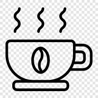 caffeine, java, black, roast icon svg