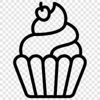 cake, desserts, baking, sugar icon svg