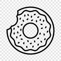 cake, pastry, dough, donut icon svg