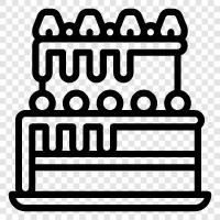 Kuchen dekorieren symbol