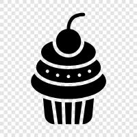 Cake, Sugar, Birthday, Party icon svg