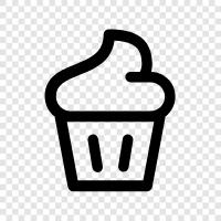 cake, dessert, sugar, frosting icon svg