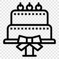 cake, birthday cake, cake decorating, cake decor icon svg