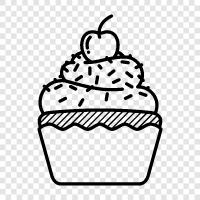 cake, desserts, sweet, icing icon svg