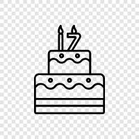 Cake, Celebration Cake, Birthday Cakes, Birthday Cake icon svg