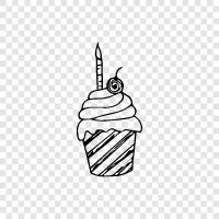 Cake, Sweet, Delicious, Sweet Treat icon svg