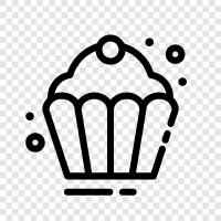 cake, frosting, icing, cupcake icon svg