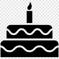 cake, dessert, birthday, happy birthday icon svg