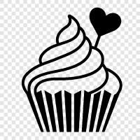 Cake, Sweet, Delicious, Fun icon svg