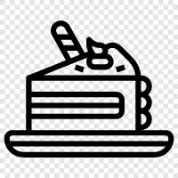 рецепт торта, печенье торта, украшение торта, идеи торта Значок svg
