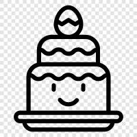 cake recipe, cake decorating, cake toppers, cake shop icon svg