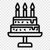 cake recipe, cake baking, cake decorating, cake making icon svg