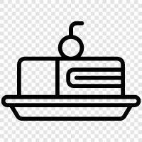 cake recipe, birthday cake, chocolate cake, strawberry cake icon svg