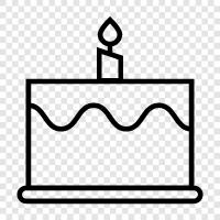 cake recipe, cake decorating, cake recipe video, cake decorating ideas icon svg