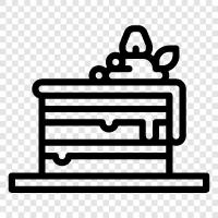 cake slice, cake piece icon svg