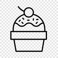 cake, sweet, frosting, icing icon svg