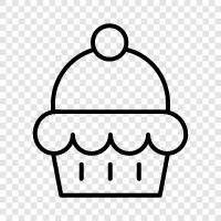 cake, dessert, sugar, frosting icon svg