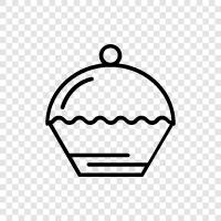 cake, sweet, frosted, delicious icon svg