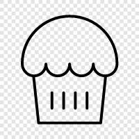 cake, muffin tin, breakfast, cupcake icon svg