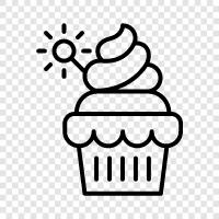 Cake, Baked Good, Sweets, Dessert icon svg