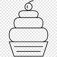 cakes, baking, dessert, sweet icon svg