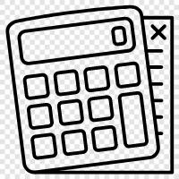 calculate, calculator icon svg