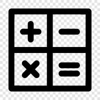 calculate, calculator icon svg