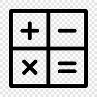 calculate, calculator, maths, arithmetic icon svg