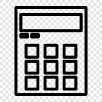 calculating, calculator app, calculator software, calculator software free icon svg