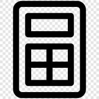 calculation, calculator app, calculator online, calculator software icon svg