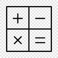 calculation, mathematical, mental, calculations icon svg