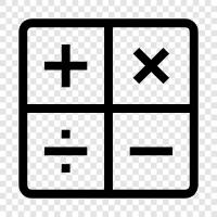 calculator app, calculator for math, calculator for science, calculator for finance icon svg