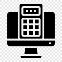 calculator app, calculator software, calculator for school, calculator for business icon svg