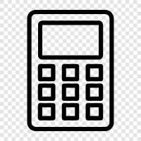 calculator app, calculator software, calculator tutorial, calculator for school icon svg