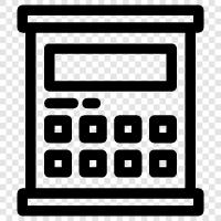 Calculator app, Calculator software, Calculator for Android, Calculator for iOS icon svg