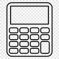 calculator app, scientific calculator, math calculator, finance calculator icon svg