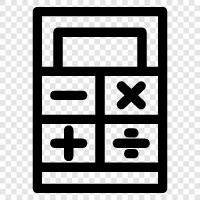 calculator app, calculator software, calculator for Windows, calculator for Mac icon svg