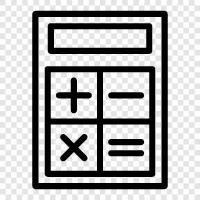 calculator app, calculator for math, calculators, calculator for business icon svg