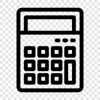 calculator app, math, maths, mathematical icon svg