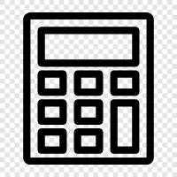 calculator app, calculator software, calculators, mathematical icon svg