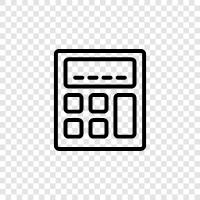 calculator app, calculator software, calculator online, calculator for android icon svg