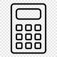 calculator app, calculator software, calculator online, calculator for school icon svg